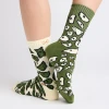 Skarpety z motywem wspinaczkowym YY Vertical Rock Socks Spray Wall zielony