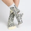 Skarpety z motywem wspinaczkowym YY Vertical Rock Socks Spray Wall szary