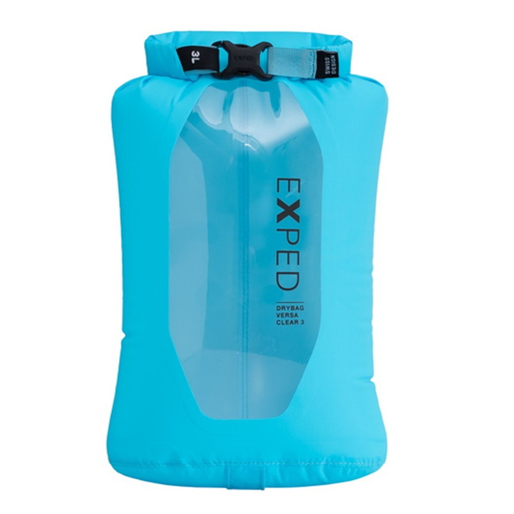 Worek wodoszczelny Exped Versa clear 3 L niebieski