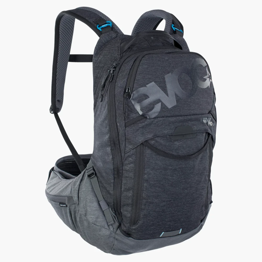 Plecak rowerowy z protektorem Evoc Trail Pro 16L black - carbon grey 100118128