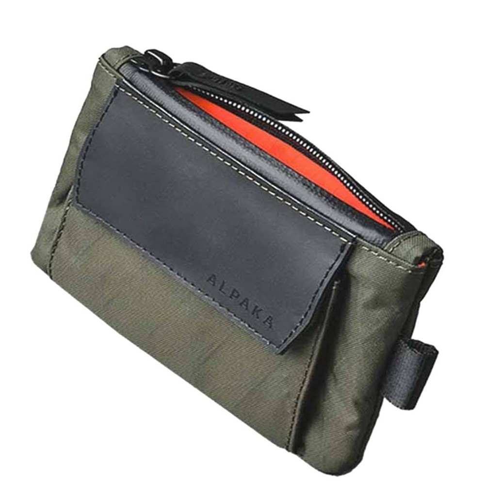 Saszetka Alpaka Zip Pouch Coin dark green