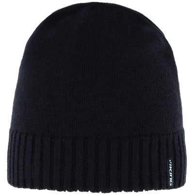 Czapka z wełny merino Viking Berit 09 czarna