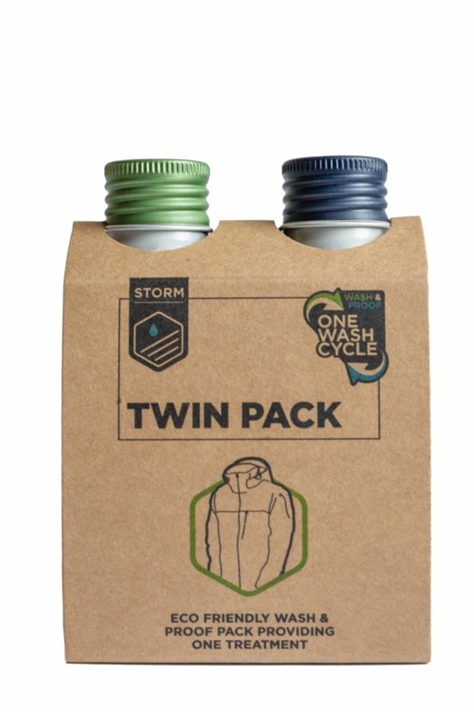 Zestaw do pielęgnacji odzieży Storm Apparel Proofer Twin (Wash In) 2 x 75ml