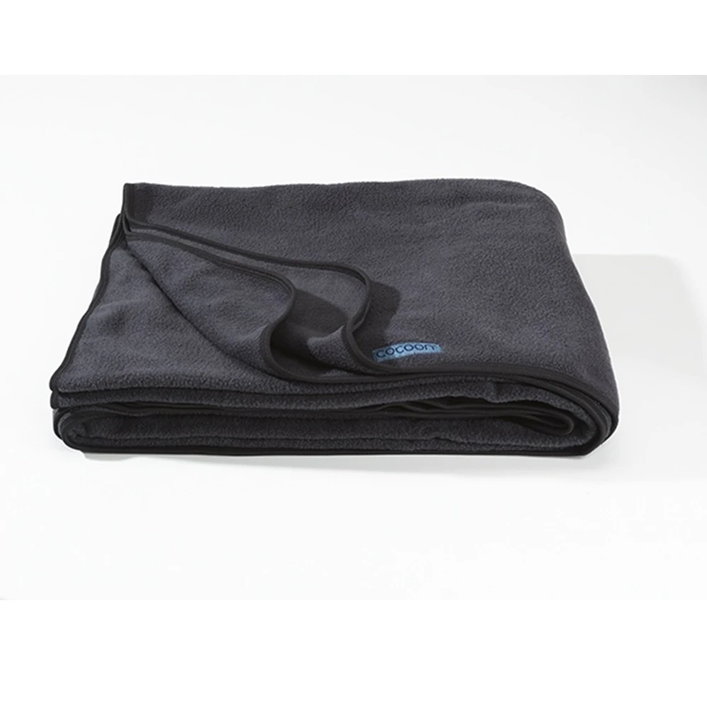 Koc z polaru Cocoon Fleece Blanket 200 x 160 cm charcoal