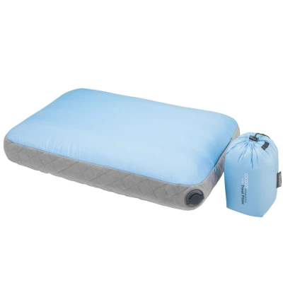 Poduszka podróżna Cocoon Air-Core Pillow Ultralight light-blue-grey full size 