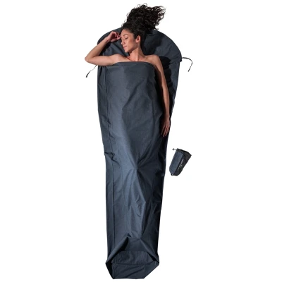Wkładka do śpiwora z organicznej bawełny Cocoon MummyLiner Organic Cotton heather grey