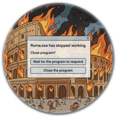 Przypinka pin Mohilo – Upadek Rzymu: Rome.exe 58mm
