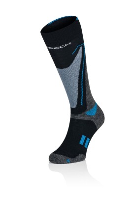 Skarpetki męskie Brubeck Snow Force Light BSN002/M szary/niebieski