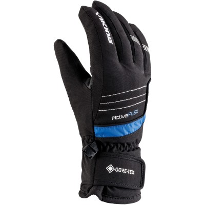Rękawice Narciarskie  Dziecięce Viking Helix GTX 15 czarno-niebieski