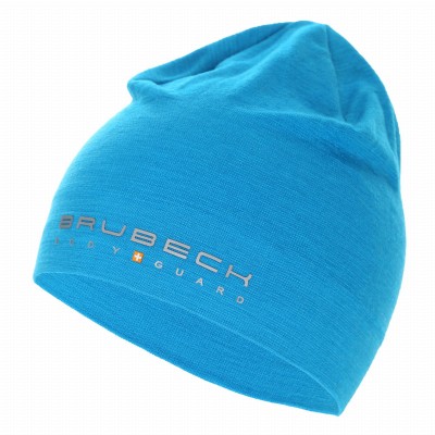 Czapka wełniana dwuwarstwowa unisex Brubeck Wool Hat HM10180 błękitny