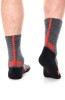 Skarpetki Outdoorowe Męskie Brubeck Trekking Light BTR002/M Grafit/Czerwony
