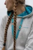 Bluza Damska Viking Laxa Bamboo Lady 08 popielaty z turkusem