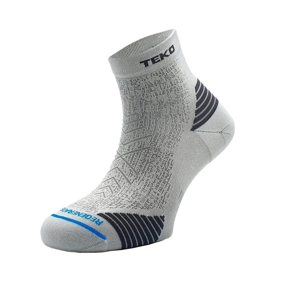 Skarpety do biegania Teko ecoRUN Mini Crew Light Half Cushion 2.0 white