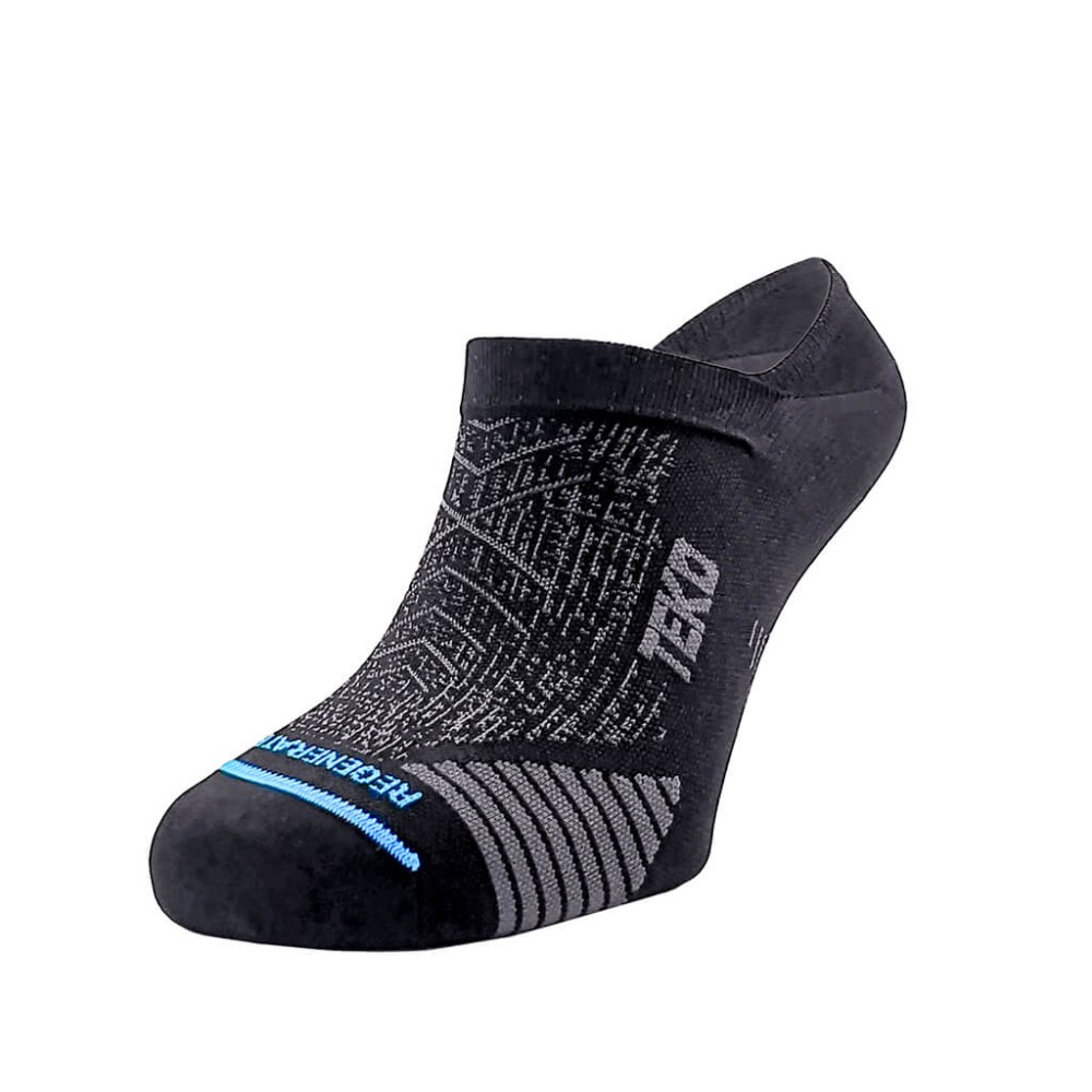 Skarpety stopki do biegania Teko ecoRUN No Show Ultralight 1.0 Black&amp;Dusk 2-pack