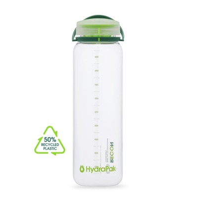 Butelka na wodę Hydrapak Recon 1 L Clear/ Evergreen & Lime