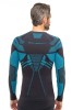 Bluza termoaktywna męska Brubeck Dry LS15700 grafit/niebieski
