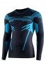 Bluza termoaktywna męska Brubeck Dry LS15700 grafit/niebieski
