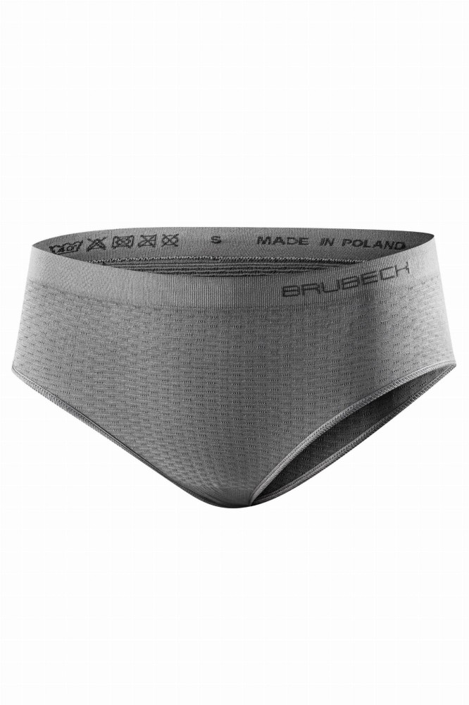 Majtki damskie Brubeck Base Layer HI10110 szary