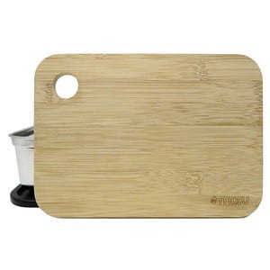 Pojemnik na jedzenie lunchbox stalowy z deską do krojenia Mizu 2150 ml safari green