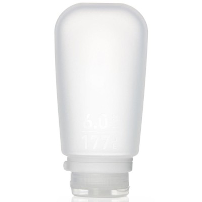 Butelka podróżna silikonowa do samolotu Humangear GoToob+ XL 177ml clear