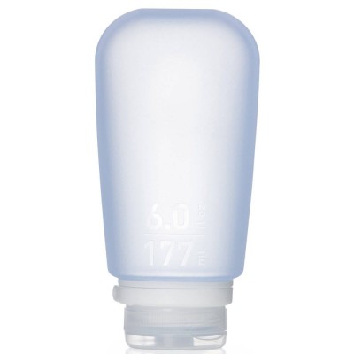 Butelka podróżna silikonowa do samolotu Humangear GoToob+ XL 177ml blue