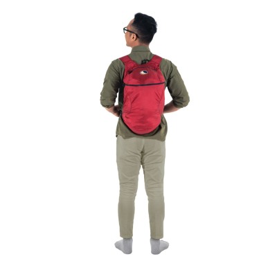 Plecak turystyczny kompaktowy Ticket to the Moon Backpack Plus 25l Burgundy TMPBP34