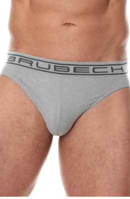 Slipy męskie bawełniane Brubeck Comfort Cotton BE00290A szary