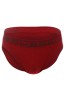 Slipy męskie bawełniane Brubeck Comfort Cotton BE00290A ciemnoczerwony