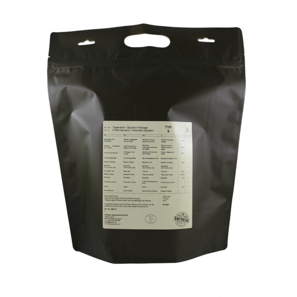 Zestaw posiłków dzienna racja żywnościowa wegetariańska Trek'N Eat Day Ration Pack Typ 5- vegetarian