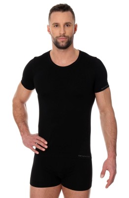 Koszulka męska bawełniana Brubeck Comfort Cotton SS00990A czarny