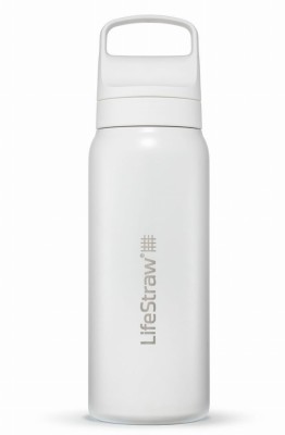 Butelka termiczna z filtrem do wody LifeStraw Go 2.0 Steel 700ml White