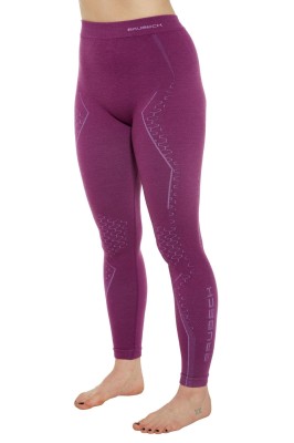 Getry termoaktywne damskie Brubeck Extreme Merino LE13510 fuksjowy