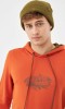 Bluza męska bambusowa z kapturem Viking Panaka 5400 pomarańczowy