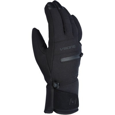Rękawice narciarskie męskie z ociepliną Primaloft Viking Kuruk 2.0 0900 czarny 