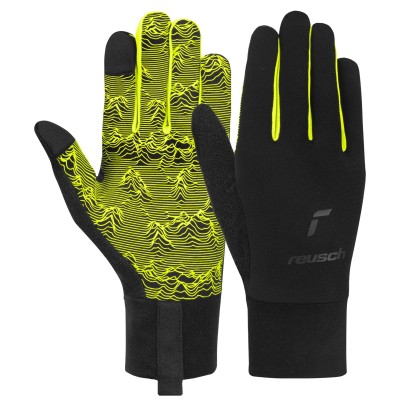 Rękawice multifunkcyjne Reusch Liam Touch-Tec 7752 czarno-żółty