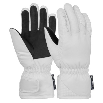 Rękawice zimowe dziecięce z membraną Reusch Alice R-TEX XT Junior 1100 biały