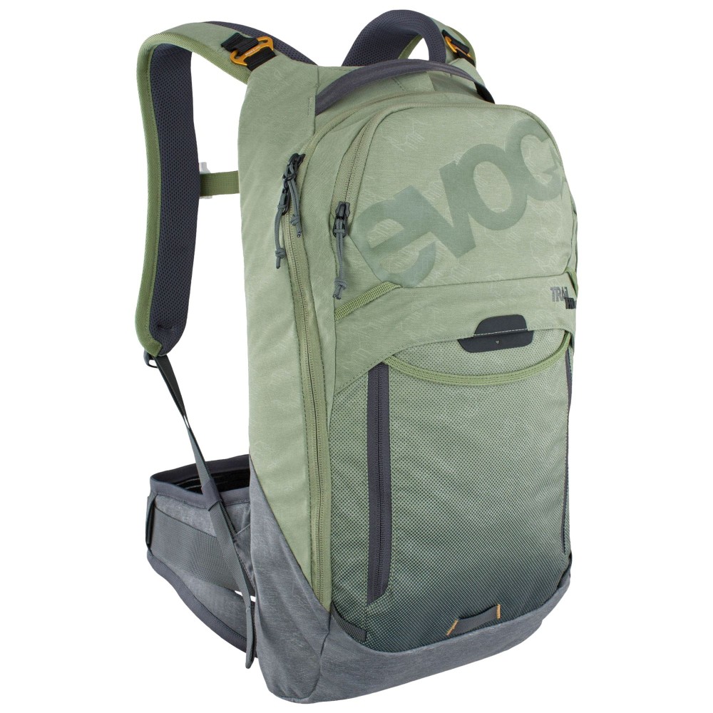 Plecak rowerowy z protektorem Evoc Trail Pro 10L light olive/carbon grey 100119327 S/M