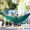 Hamak jednoosobowy turystyczny dla dzieci z karabinkami i linkami Ticket to the Moon Mini Hammock Set Dark Grey TMMINI03