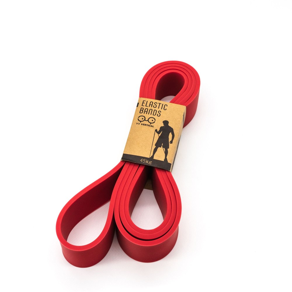 Guma do ćwiczeń oporowa YY Vertical Elastic Bands czerwony 45kg