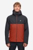 Kurtka męska softshell Alpinus Pelat czarno-ceglasty