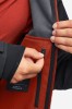 Kurtka męska softshell Alpinus Pelat czarno-ceglasty