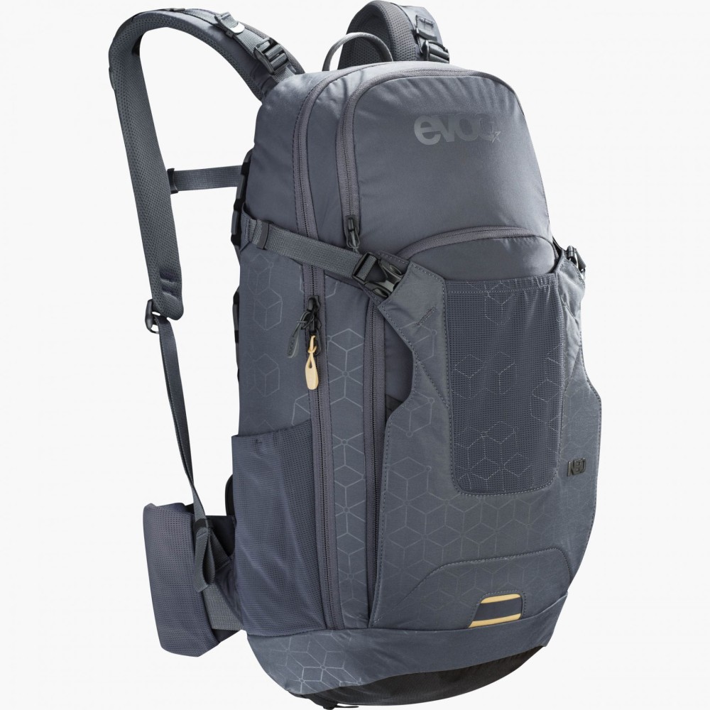 Plecak rowerowy z protektorem Evoc Neo 16L carbon grey 100116121 S/M