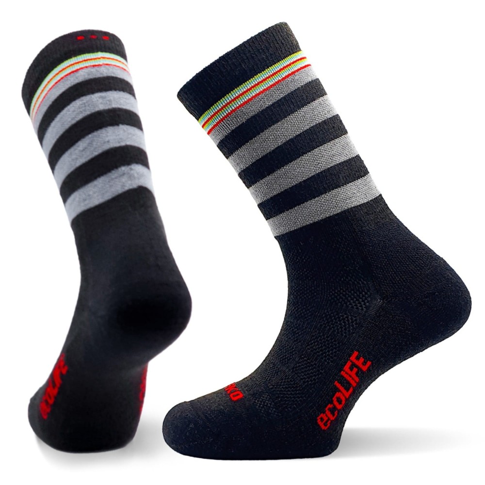Skarpety z merino TEKO ecoLIFE PRISM Medium Full Cushion 3.0 Charcoal