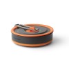Garnek składany ultralekki Sea To Summit Frontier UL Collapsible Pot 1L pomarańczowy